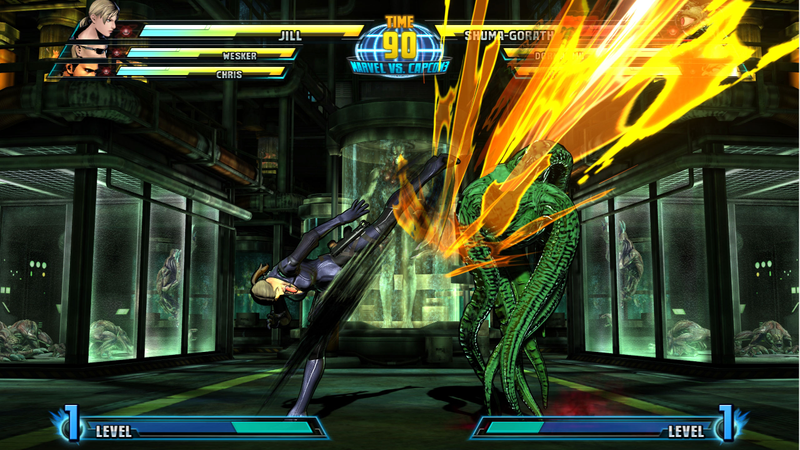 Illustration for article titled The Fate Of New Jill And Shuma-Gorath Marvel Vs. Capcom 3 Screens